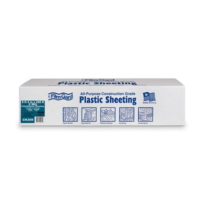 Film-Gard Plastic Sheeting 2 mil X 8.33 ft. W X 200 ft. L Polyethylene Clear