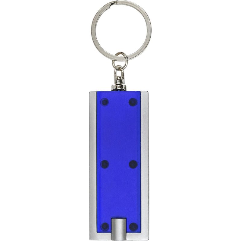 HILLMAN 1 in. D Plastic Assorted LED Light/Split Ring Keychain