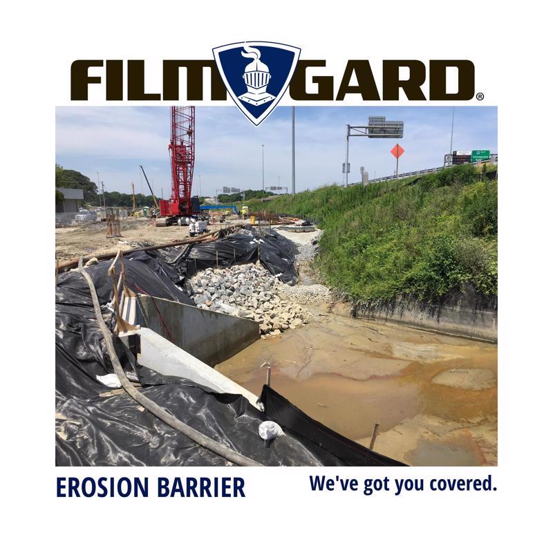 Film-Gard Plastic Sheeting 6 mil X 10 ft. W X 100 ft. L Polyethylene Black