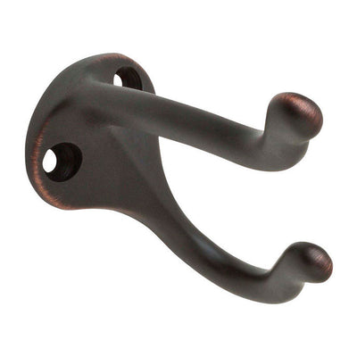 Ives Medium Aged Bronze Aluminum 1-1/4 in. L Coat/Hat Hook 35 lb