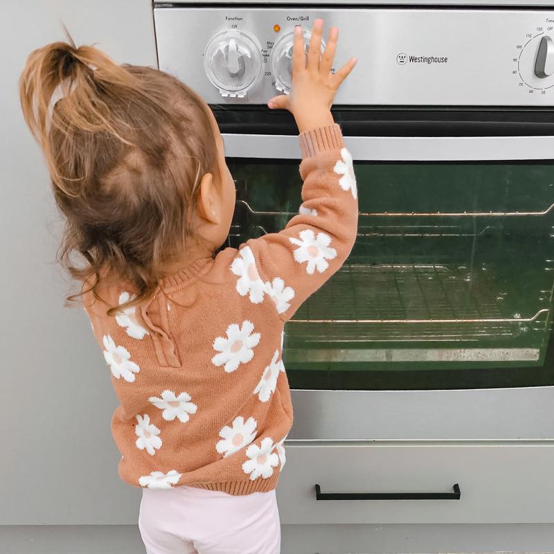 Dreambaby Clear Plastic Stove Knob Covers 5 pk
