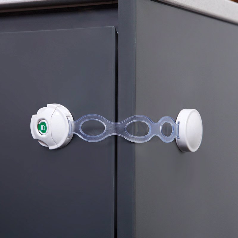 Dreambaby EZY-Check White Plastic Safety Latch