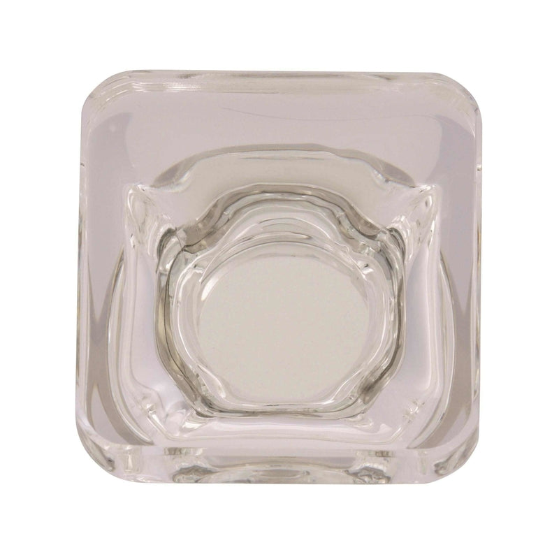 Amerock Glacio Transitional Square Cabinet Knob 1-5/16 in. Polished Nickel
