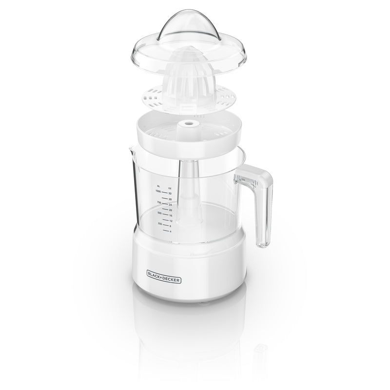 Black+Decker White Plastic Juicer 32 oz