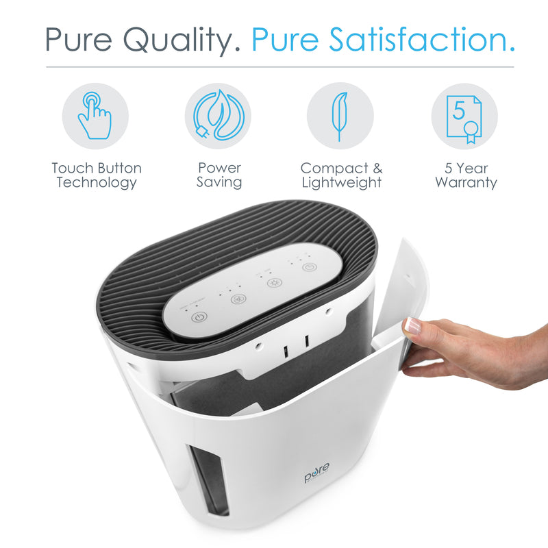 Pure Enrichment HEPA Air Purifier 200 sq ft