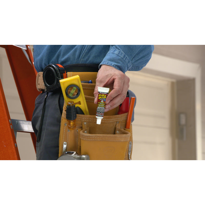 Flex Seal Family of Products Flex Glue MINI White Rubberized Waterproof Adhesive 0.75