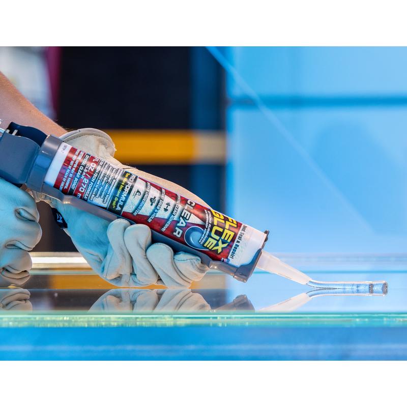 Flex Seal Family of Products Flex Glue Clear Rubberized Waterproof Adhesive 9
