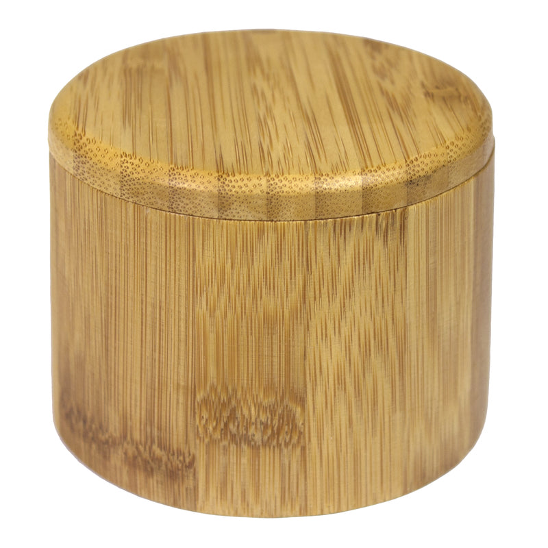 Totally Bamboo 6 oz Brown Salt Cellar
