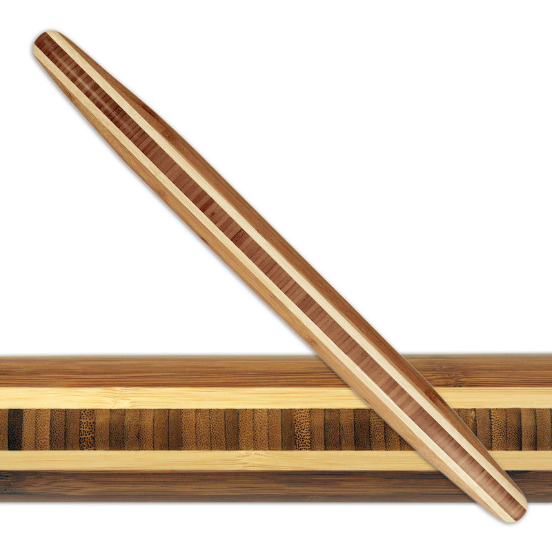 Totally Bamboo 20.5 in. L X 1.75 in. D Bamboo Rolling Pin Brown