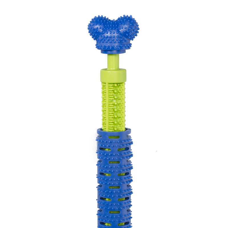 BulbHead Chew Brush Blue Dog Self Brushing Toothbrush