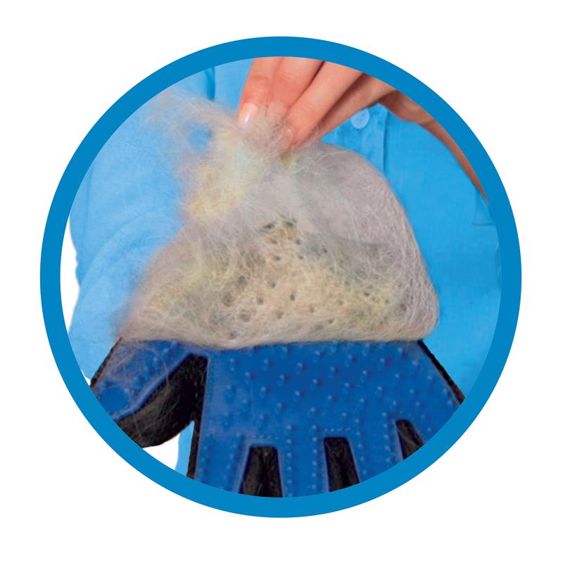 As Seen On Tv True Touch Blue Cat/Dog Grooming Mitt