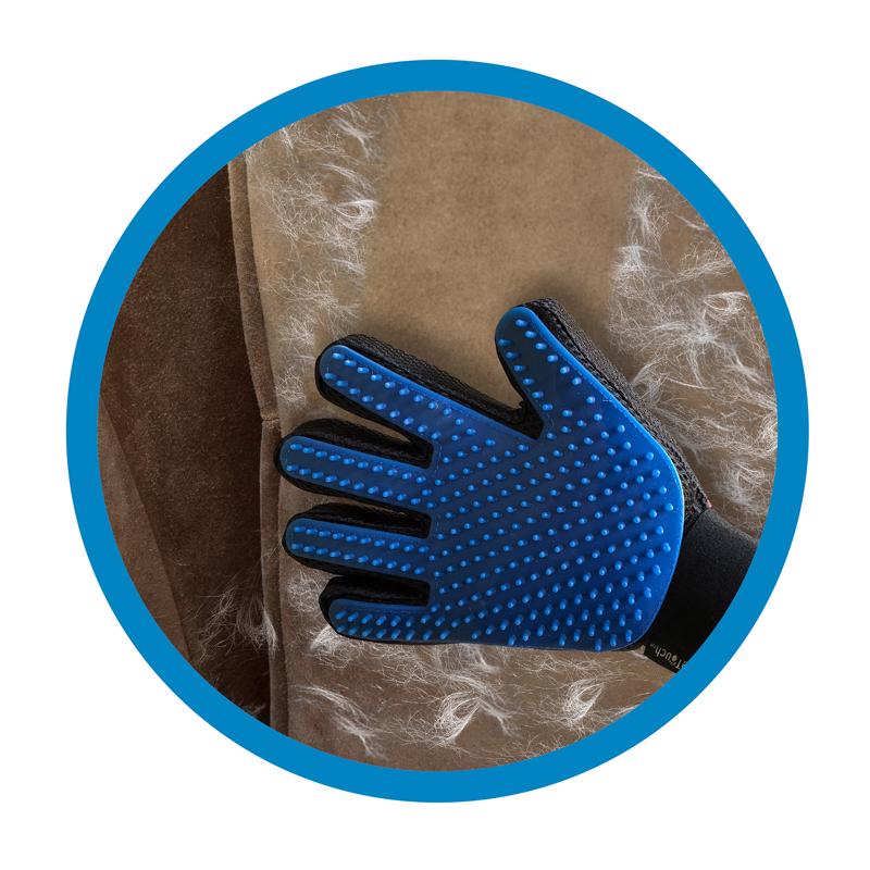 As Seen On Tv True Touch Blue Cat/Dog Grooming Mitt