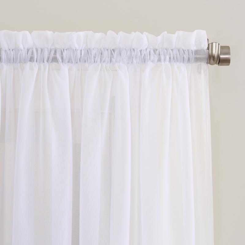 No. 918 Reno White Curtain 102 in. W X 84 in. L
