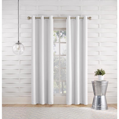 No. 918 Webster White Curtain 80 in. W X 84 in. L