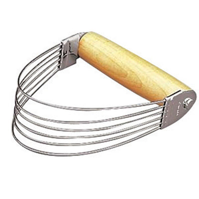 Fox Run Silver/Brown Stainless Steel Wire Pastry Blender