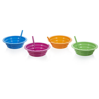 Arrow Home Products 22 oz Assorted Polypropylene Bowl Sip-A-Bowl 7 in. D