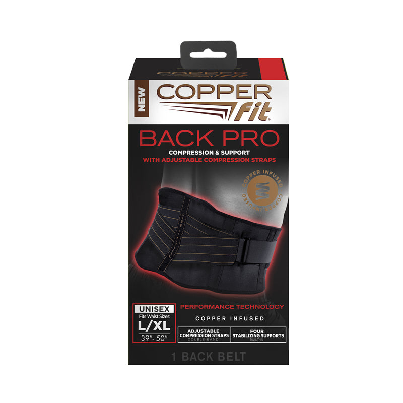 Copper Fit Back Support Brace