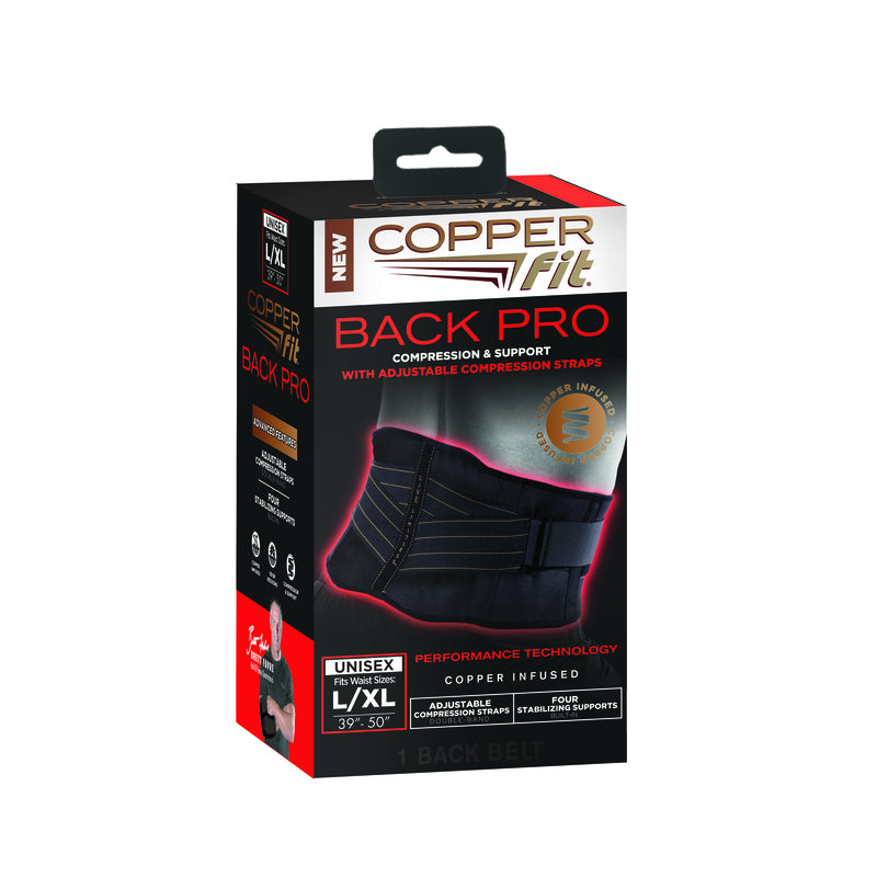 Copper Fit Back Support Brace