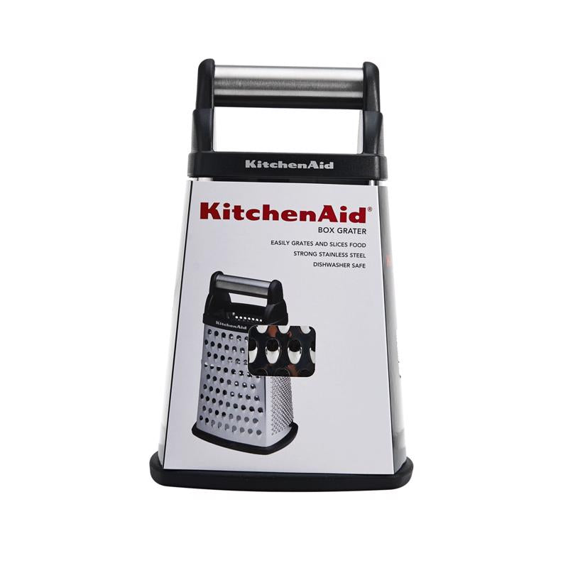 KitchenAid Black/Silver Stainless Steel Box Grater