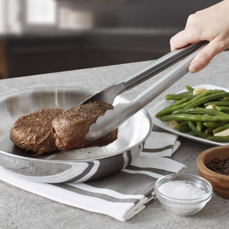 KitchenAid Silver Stainless Steel Utility Tongs
