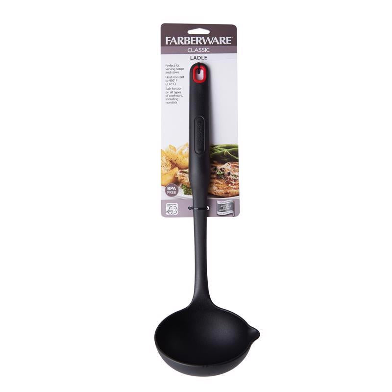Farberware Black Nylon/Plastic Ladle