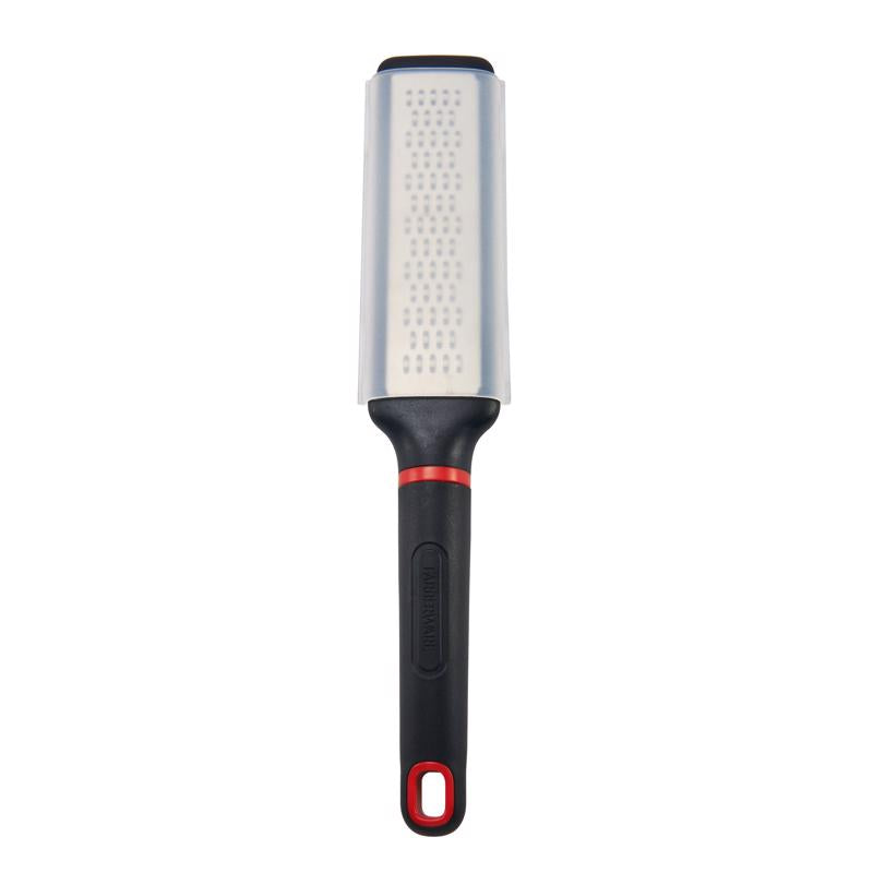 Farberware Black/Silver Plastic/Stainless Steel Zester Grater