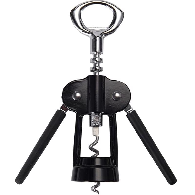 Farberware Black/Silver Plastic/Stainless Steel Wing Corkscrew