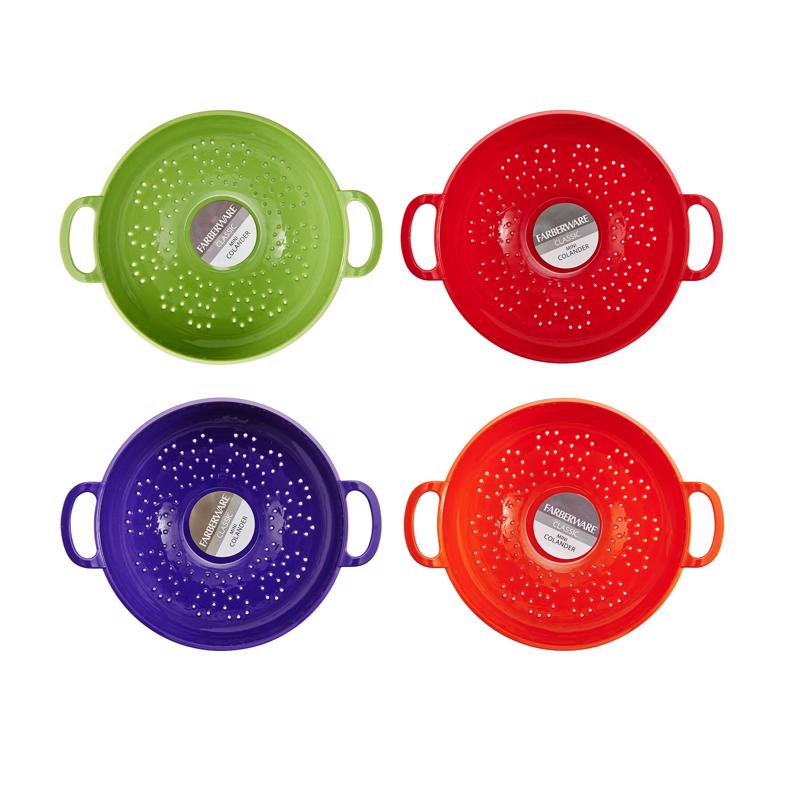 Farberware Assorted Plastic Mini Colander