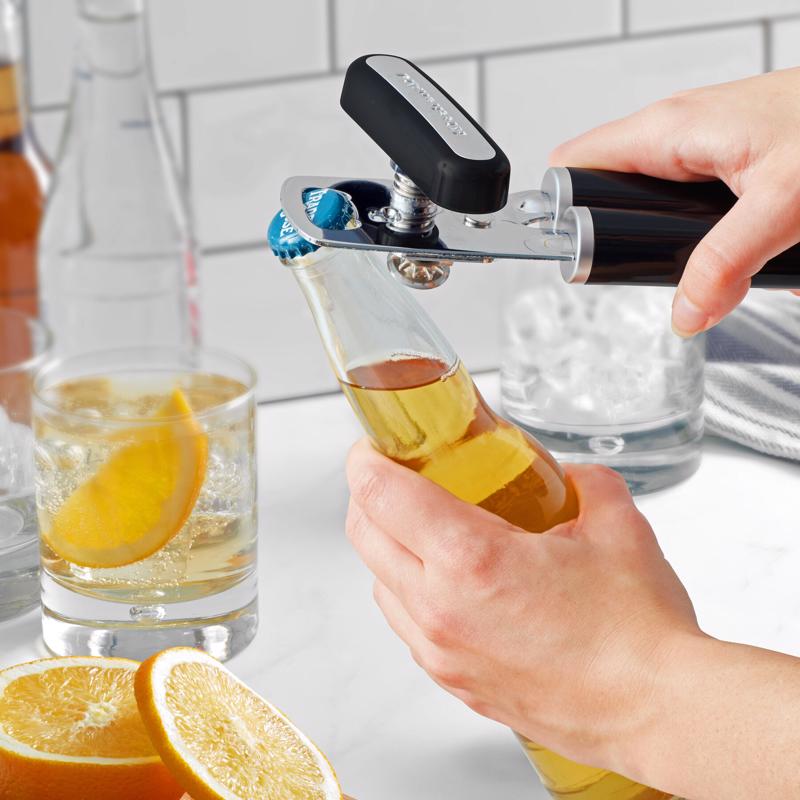 KitchenAid Black ABS/Stainless Steel Manual Bottle/Can Opener