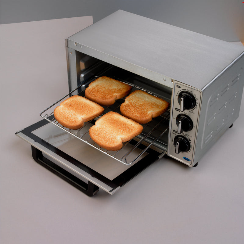 Hamilton Beach Stainless Steel Silver 4 slot Toaster Oven 8.7 in. H X 11.5 in. W X 15 in. D