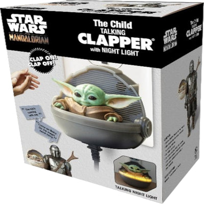 Clapper Star Wars The Child ('The Mandalorian') Talking Clapper with Night Light Plastic