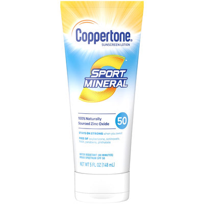 Coppertone Sport Mineral Sunscreen Lotion 5 oz
