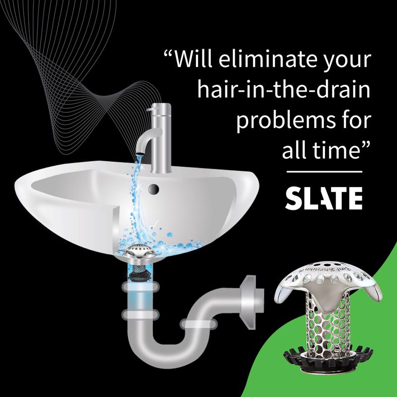 SinkShroom Chrome Stainless Steel Drain Protector