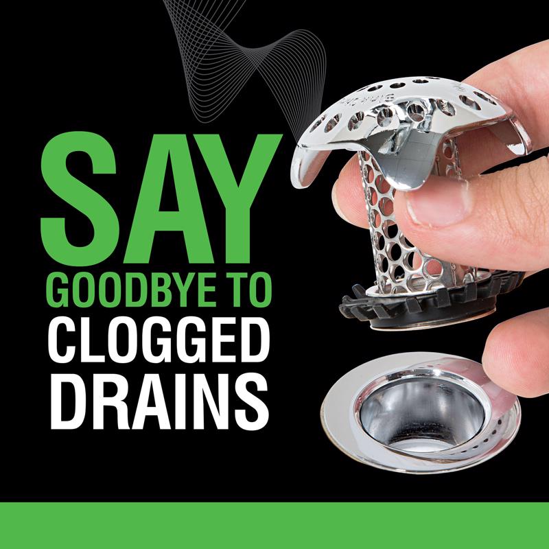 SinkShroom Chrome Stainless Steel Drain Protector