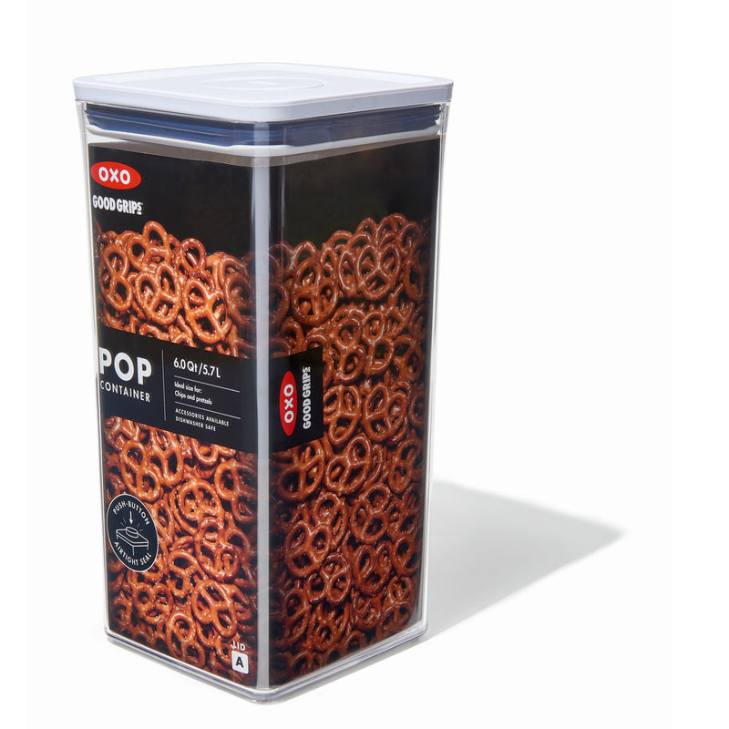 OXO Good Grips 6 qt Clear Pop Container
