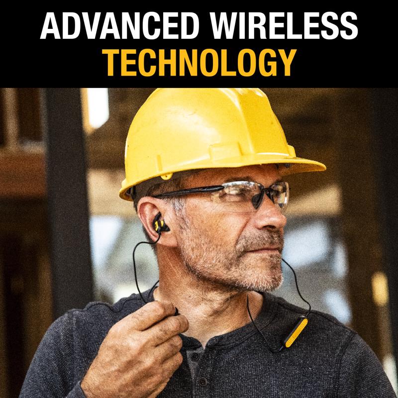DeWalt Jobsite Wireless Bluetooth Earphone