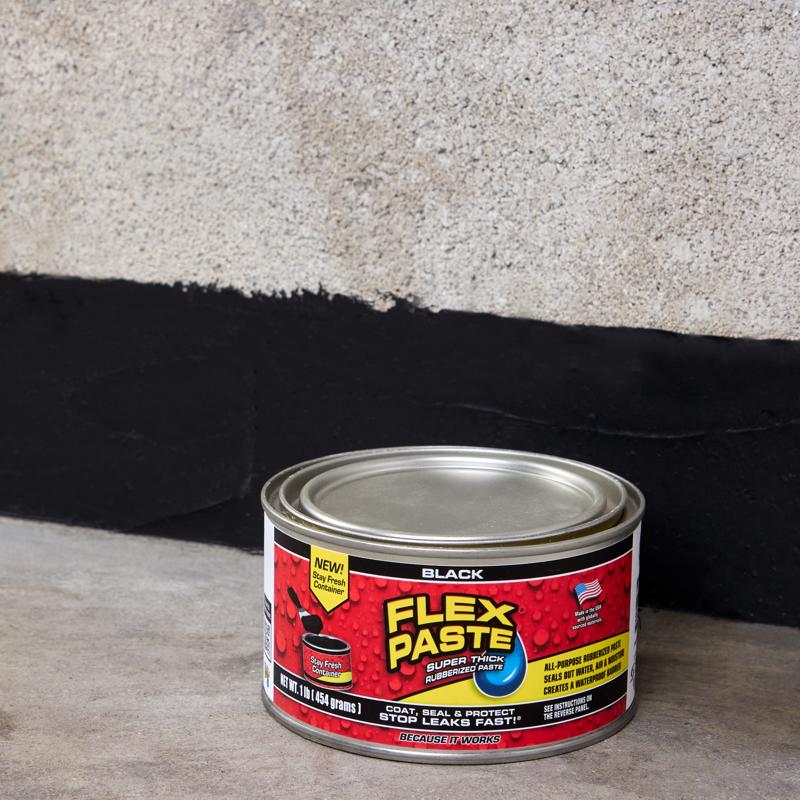 Flex Seal Family of Products Flex Paste Black Rubberized Paste 8.75 fl. oz.