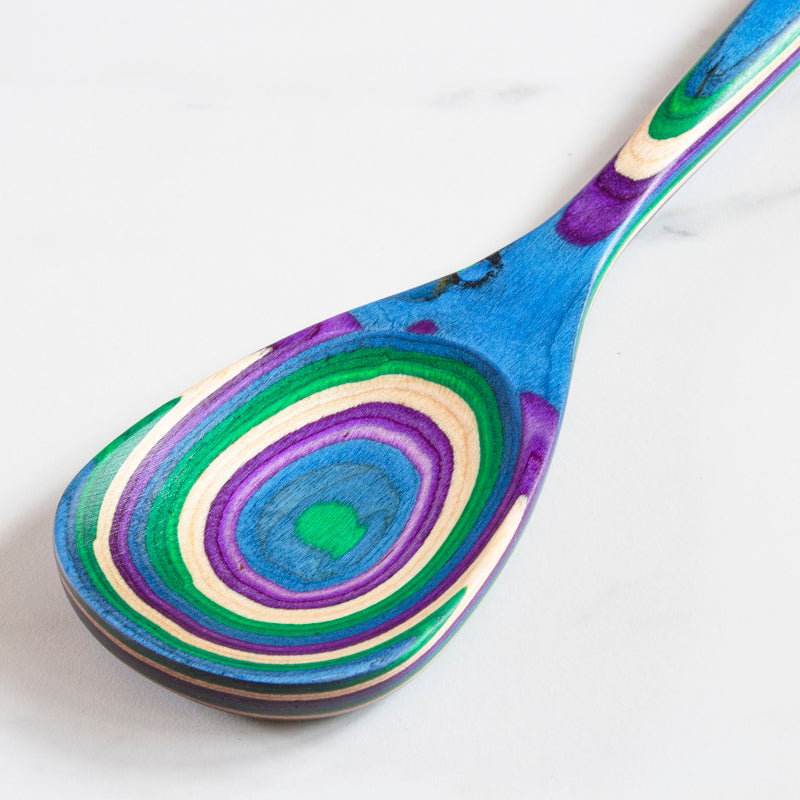 Totally Bamboo Baltique Multicolored Birch Wood Mixing Spoon