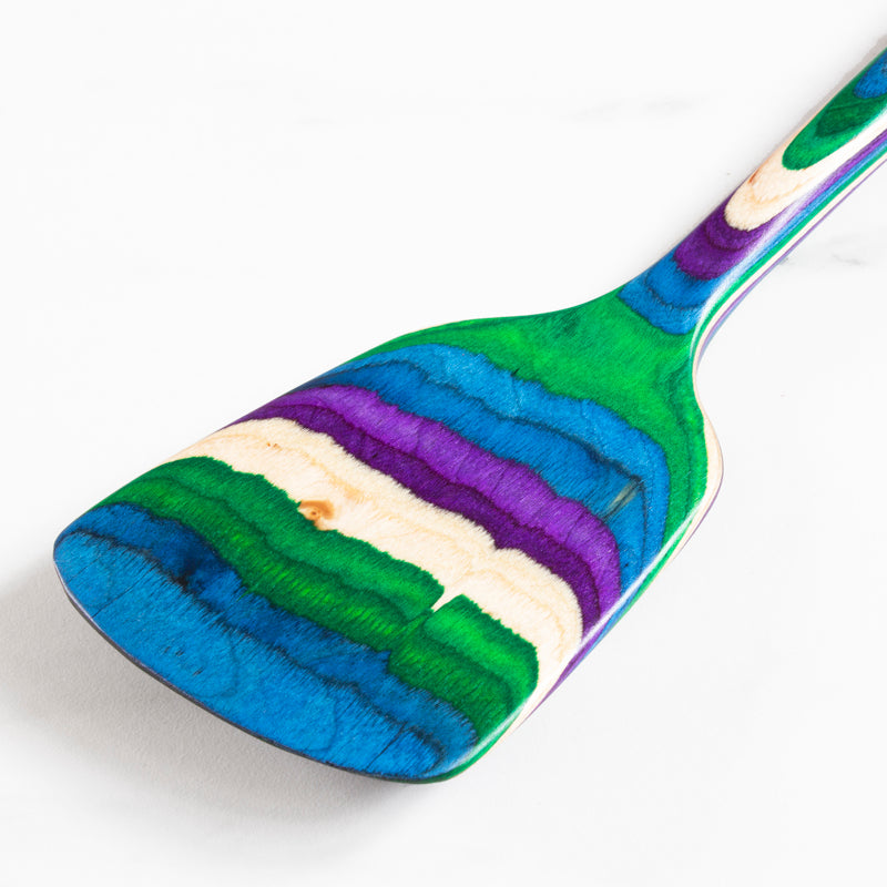 Totally Bamboo Baltique Multicolored Birch Wood Spatula