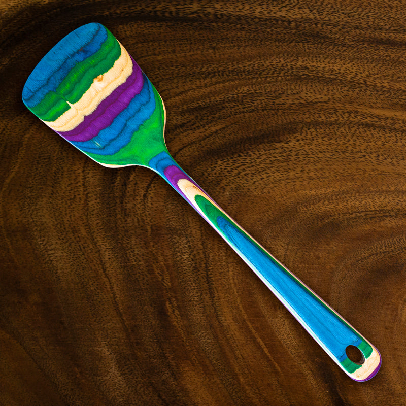Totally Bamboo Baltique Multicolored Birch Wood Spatula