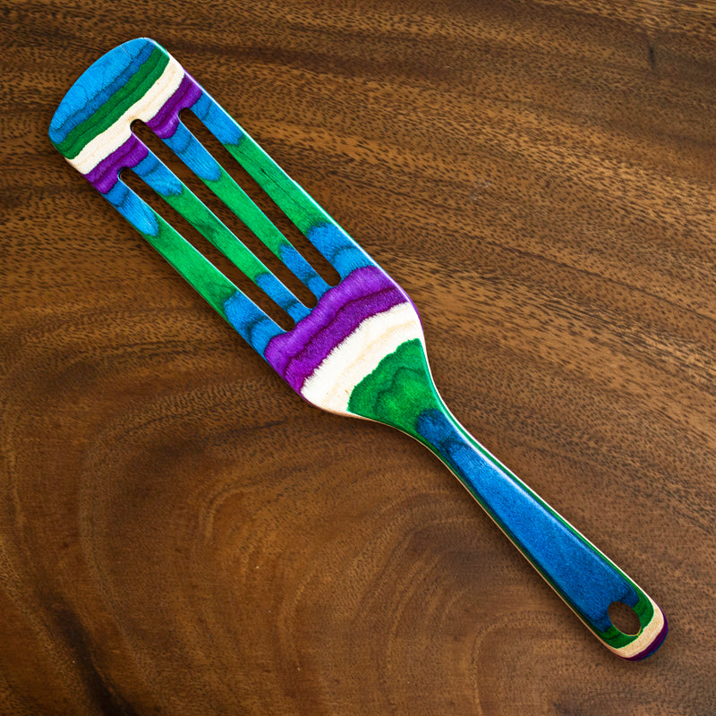 Totally Bamboo Baltique Multicolored Birch Wood Spurtle