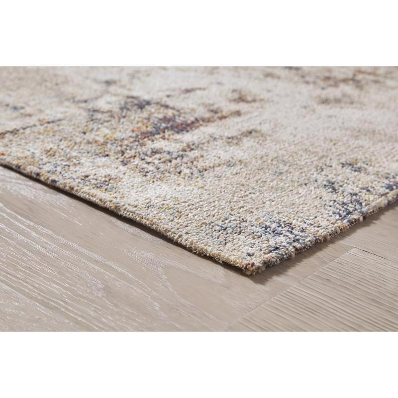 Signature Design by Ashley 94 in. W X 120 in. L Multi-Color Ethereal Polyester Area Rug