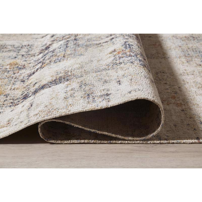 Signature Design by Ashley 94 in. W X 120 in. L Multi-Color Ethereal Polyester Area Rug