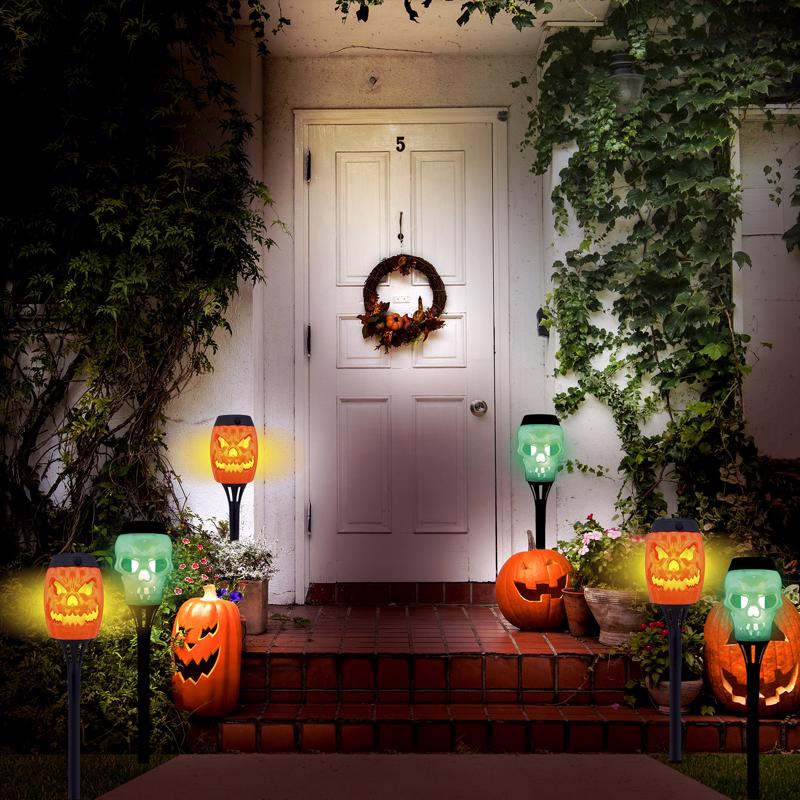 Shawshank LEDz Magic Seasons 15 in. Spooky Solar Pathway Decor