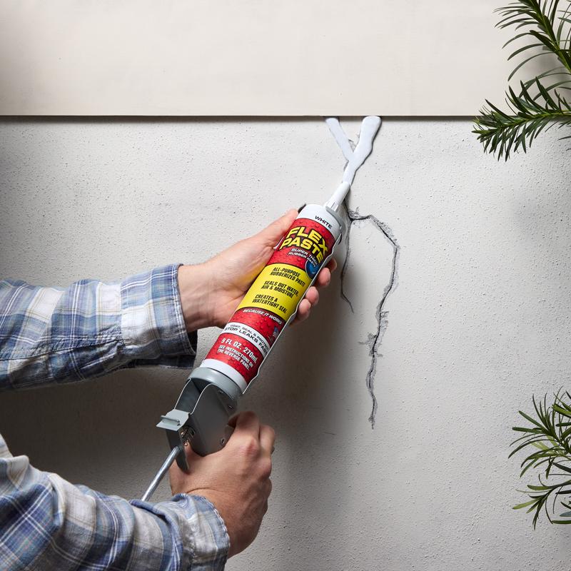 Flex Seal Family of Products Flex Paste White Rubberized Paste 9 fl. oz.
