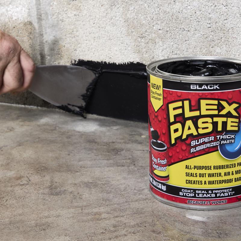 Flex Seal Family of Products Flex Paste Black Rubberized Paste 26 fl. oz.