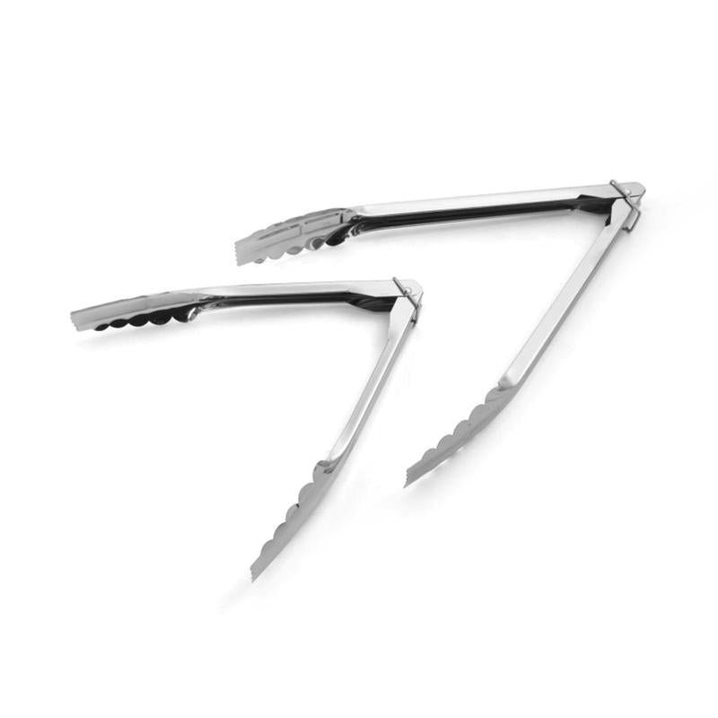 Farberware Silver Stainless Steel Locking Tongs