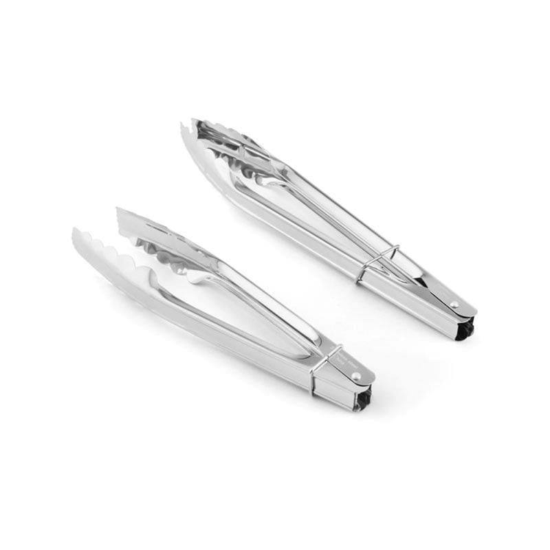 Farberware Silver Stainless Steel Locking Tongs