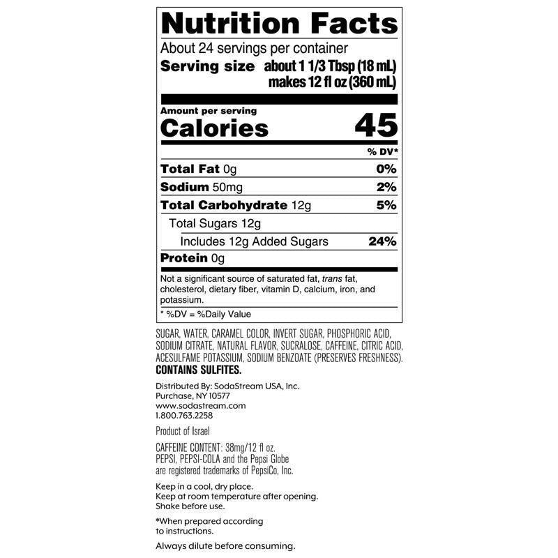 SodaStream Pepsi Soda Mix 440 ml