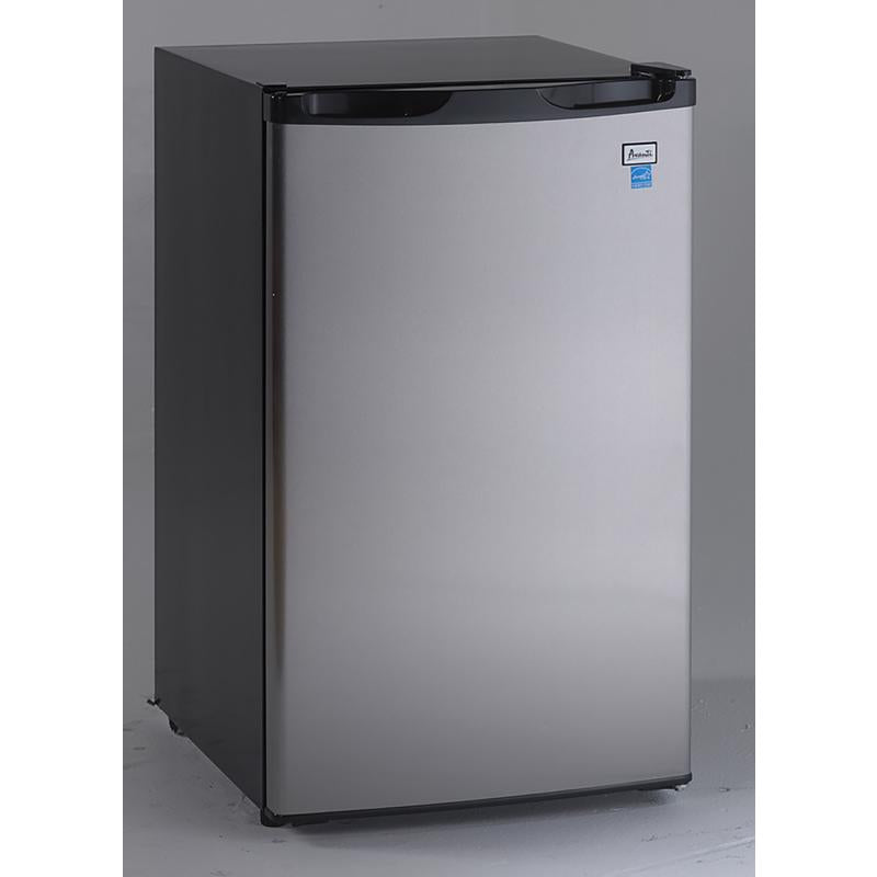 Avanti 4.4 cu ft Black/Silver Stainless Steel Compact Refrigerator 228 W